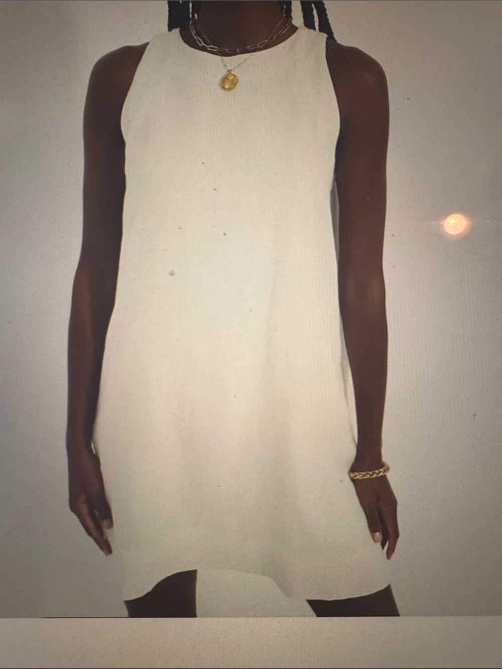 Tuckernuck White Linen Pauline dress. S Elegant Minimalist